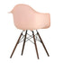 Cadeira de Braços em Plástico Eames DAW / Base Ácer Escuro
